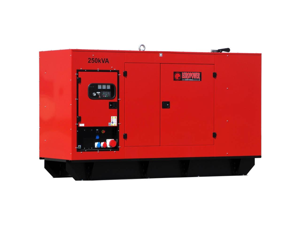 Дизельный генератор	EUROPOWER	EPS 250 TDE