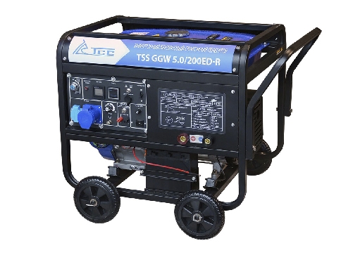 Инверторный бензиновый сварочный генератор TSS GGW 5.0/200D-R