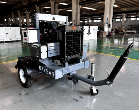 Дизельная мотопомпа BAYSAR SPW6-550 с вакуумным насосом